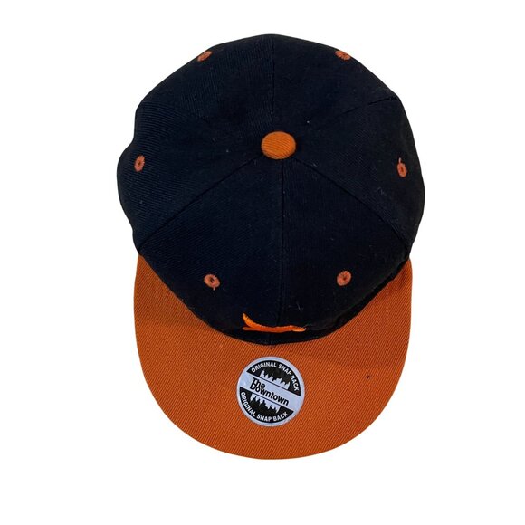 Detroit Tigers Snapback Hat With Orange Classic D Logo & Flat Brim - Picture 2 of 5